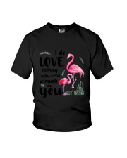 Flamingo I Love You Youth T-Shirt thumbnail