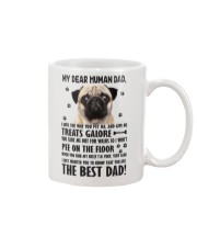 Human Dad Pug Mug front