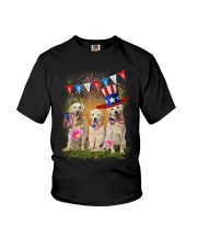 Golden Retriever America Youth T-Shirt thumbnail