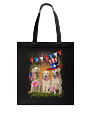 Golden Retriever America Tote Bag thumbnail