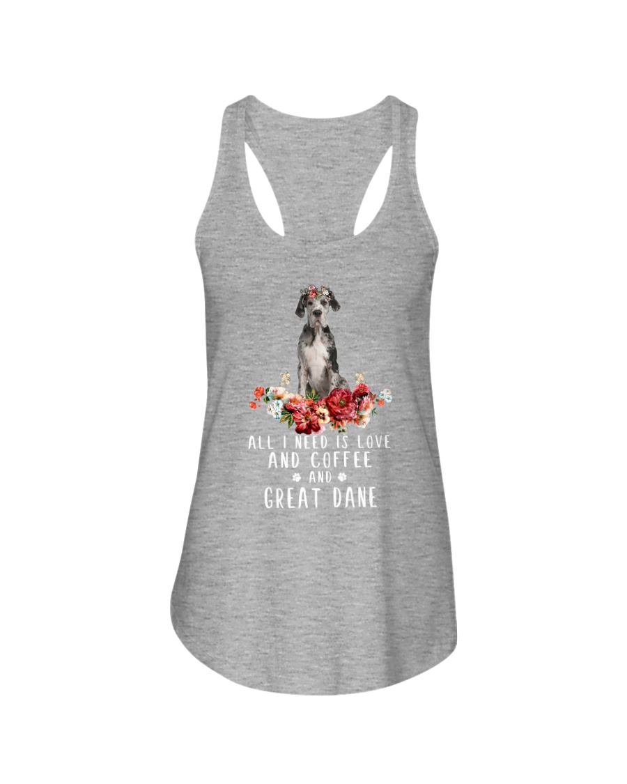 Great Dane All I Need Ladies Flowy Tank
