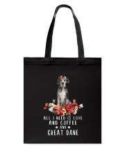 Great Dane All I Need Tote Bag thumbnail
