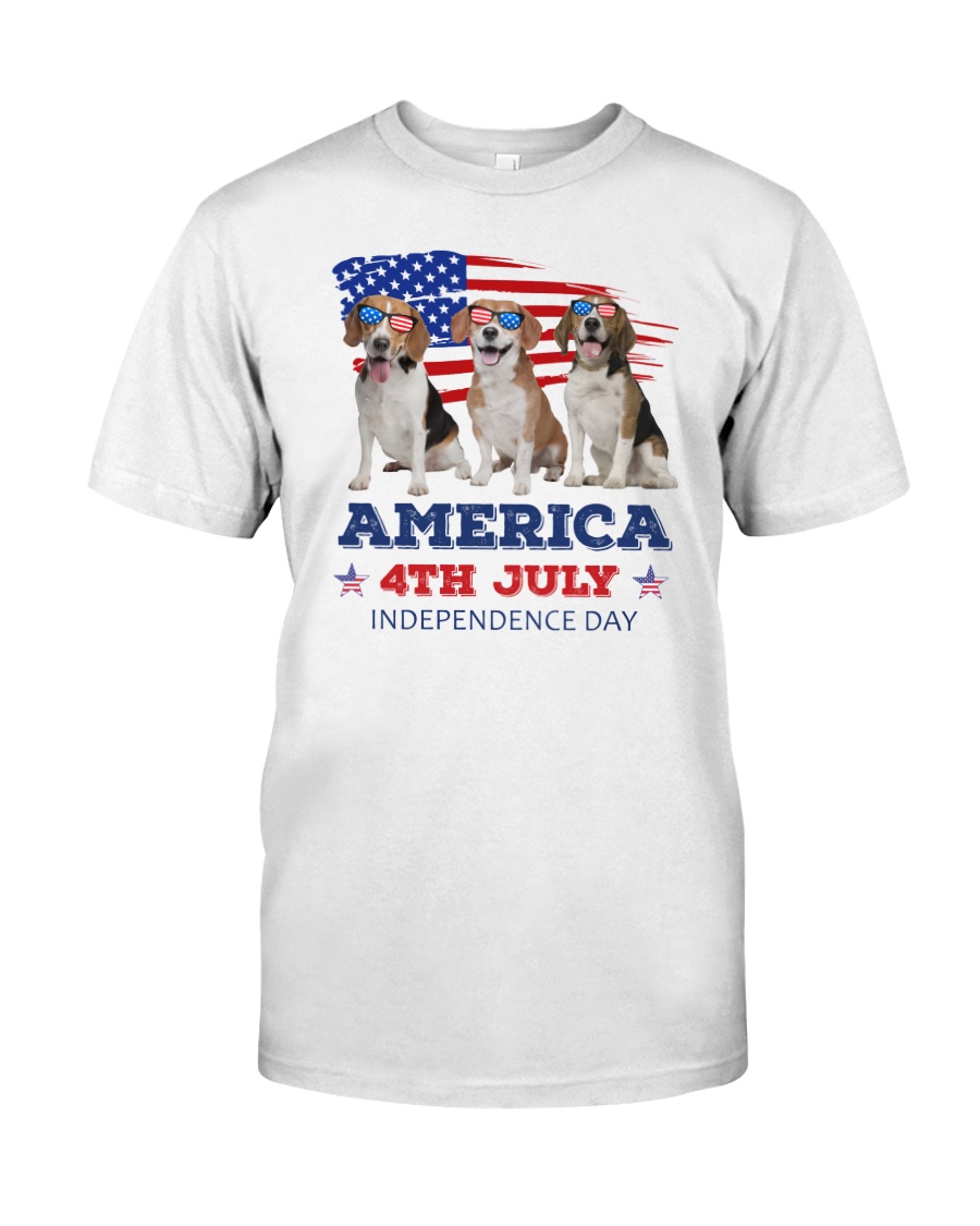 4th July Beagle Classic T-Shirt