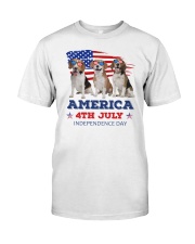 4th July Beagle Classic T-Shirt front