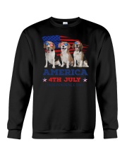 4th July Beagle Crewneck Sweatshirt thumbnail