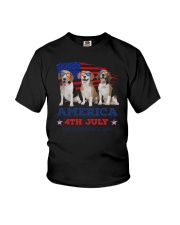 4th July Beagle Youth T-Shirt thumbnail