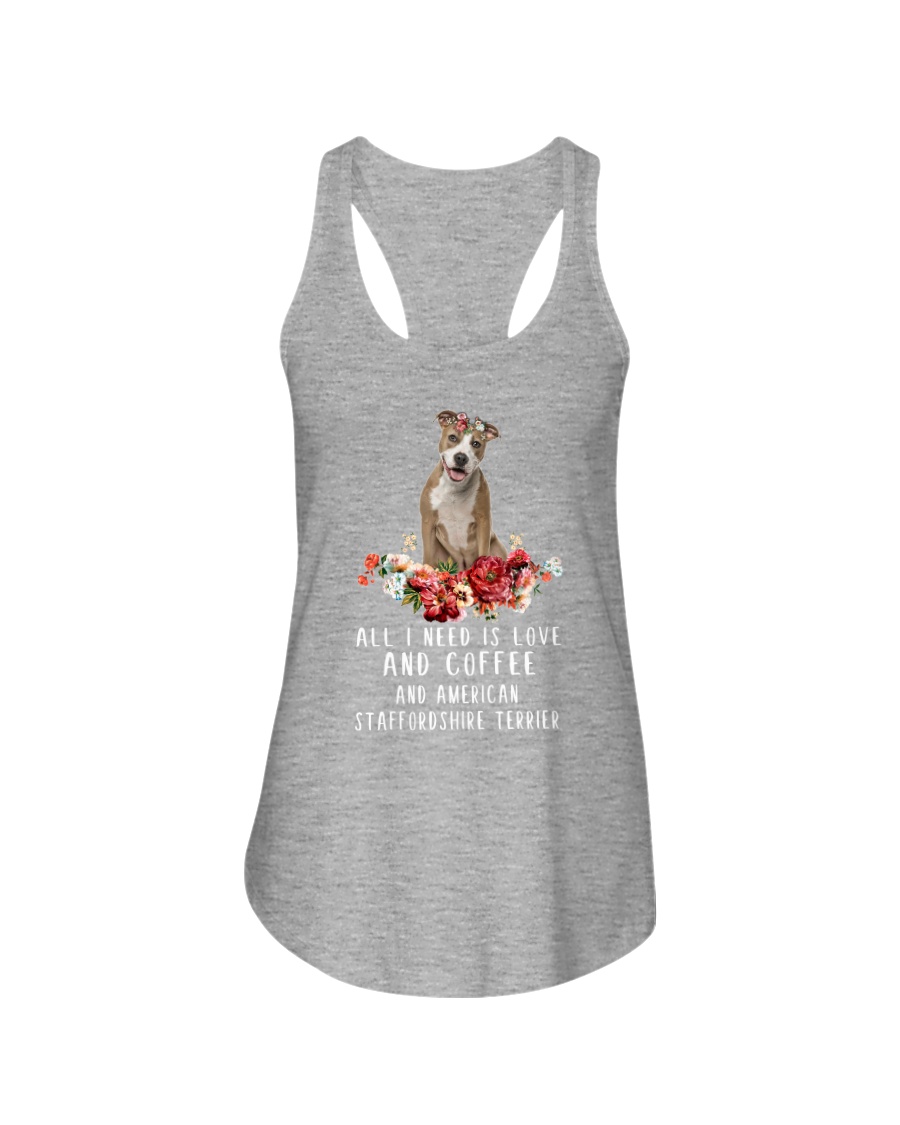 American Staffordshire Terrier All I Need Ladies Flowy Tank