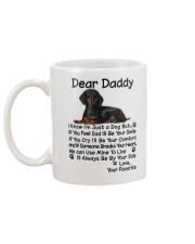 Daddy Dachshund Mug back