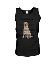 Labrador Retriever My Friend Unisex Tank thumbnail