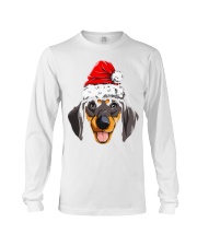 Santa Dachshund Christmas Long Sleeve T-Shirt Long Sleeve Tee thumbnail