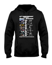 20th Annversary 2001-2021 Fast Furious Hooded Sweatshirt front