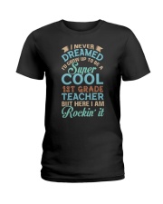 Super Cool 1st Grade Teacher Ladies T-Shirt tile