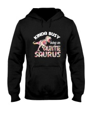 Kinda busy being an Auntie saurus Hooded Sweatshirt tile