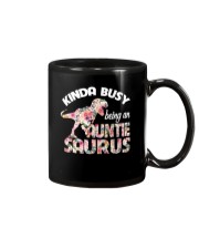 Kinda busy being an Auntie saurus Mug tile