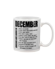 QUEENS ARE BORN IN DECEMBER Mug front