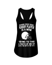 Behind every good Rugby player Ladies Flowy Tank tile