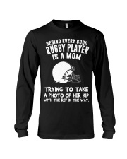 Behind every good Rugby player Long Sleeve Tee tile