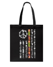 HIPPIE FLAG Tote Bag tile