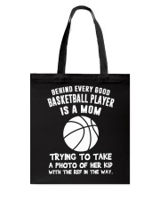 Behind every good Basketball player Tote Bag tile