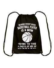 Behind every good Basketball player Drawstring Bag tile