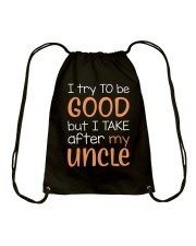 I try to be good - Uncle Drawstring Bag tile