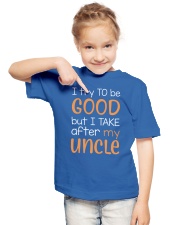 I try to be good - Uncle Youth T-Shirt lifestyle-youth-tshirt-front-2