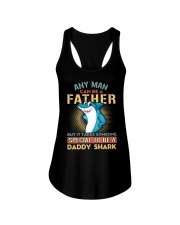 Daddy Shark Ladies Flowy Tank tile
