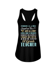 Stubborn As A Mule - 1st Grade Teacher Ladies Flowy Tank tile