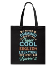 Super Cool English Literature Teacher Tote Bag tile
