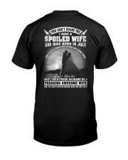 I Have A Spoiled Wife She Was Born In Jul Premium Fit Mens Tee tile