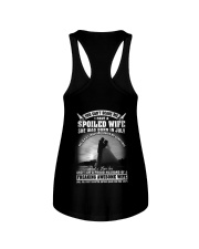 I Have A Spoiled Wife She Was Born In Jul Ladies Flowy Tank tile