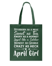Stubborn As - April Girl Tote Bag tile