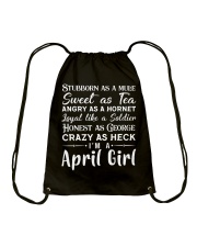 Stubborn As - April Girl Drawstring Bag tile