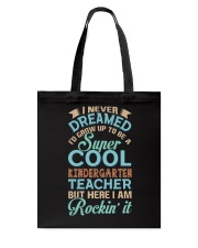 Super Cool Kindergarten Teacher Tote Bag tile