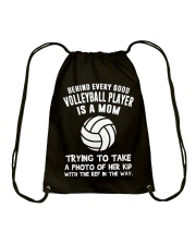 Behind every good Volleyball player Drawstring Bag tile