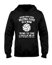 Behind every good Volleyball player Hooded Sweatshirt tile