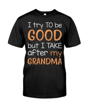 I try to be GOOD - Grandma Premium Fit Mens Tee tile
