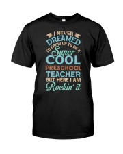 Super Cool Preschool Teacher Premium Fit Mens Tee tile