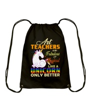 Art Teachers Like A Unicorn Drawstring Bag tile