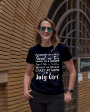 Stubborn As - July Girl Ladies T-Shirt lifestyle-women-crewneck-front-2