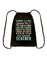 Stubborn As A Mule - 3rd Grade Teacher Drawstring Bag tile