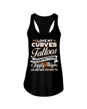 Love my curves tattoos Ladies Flowy Tank tile