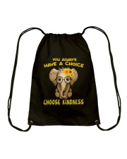 You always have a choice Drawstring Bag tile