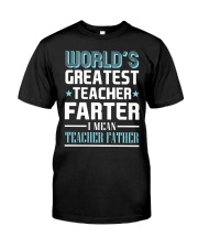 World's Greatest Teacher Father Premium Fit Mens Tee tile