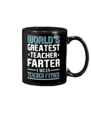 World's Greatest Teacher Father Mug tile