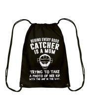Behind every good Catcher Drawstring Bag tile
