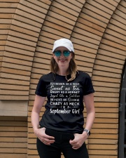 Stubborn As - September Girl Ladies T-Shirt lifestyle-women-crewneck-front-4