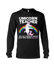 Unicorn Teacher - more Magical Long Sleeve Tee tile