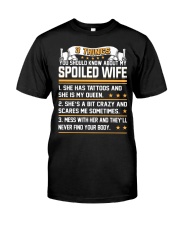 3 Things You Should Know About My Wife Premium Fit Mens Tee tile