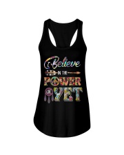 I BELIEVE IN THE POWER OF YET Ladies Flowy Tank tile